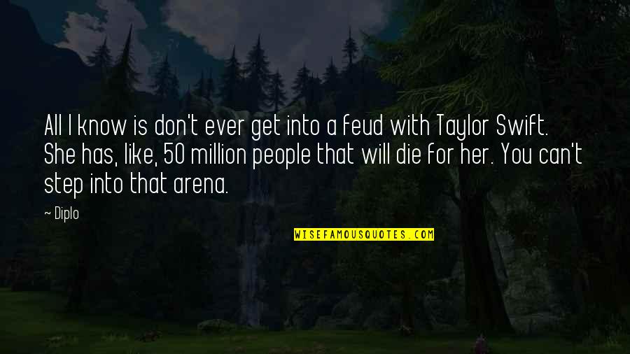 She Don't Know Quotes By Diplo: All I know is don't ever get into