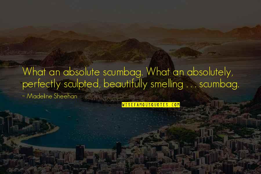 Sheehan Quotes By Madeline Sheehan: What an absolute scumbag. What an absolutely, perfectly Sheehan Quotes By Madeline Sheehan: What an absolute scumbag. What an absolutely, perfectly