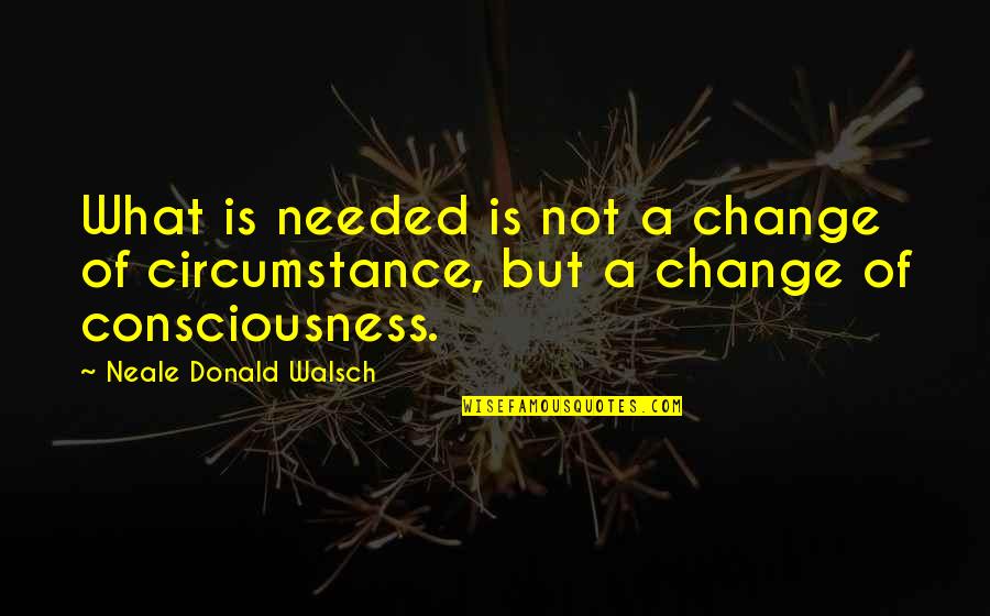 Sheeva Mk Quotes By Neale Donald Walsch: What is needed is not a change of Sheeva Mk Quotes By Neale Donald Walsch: What is needed is not a change of