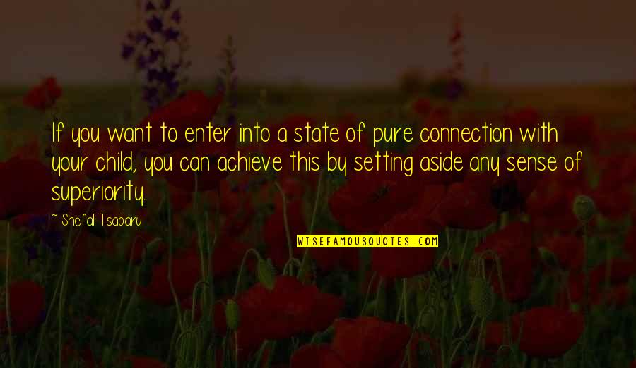 Shefali Quotes By Shefali Tsabary: If you want to enter into a state Shefali Quotes By Shefali Tsabary: If you want to enter into a state