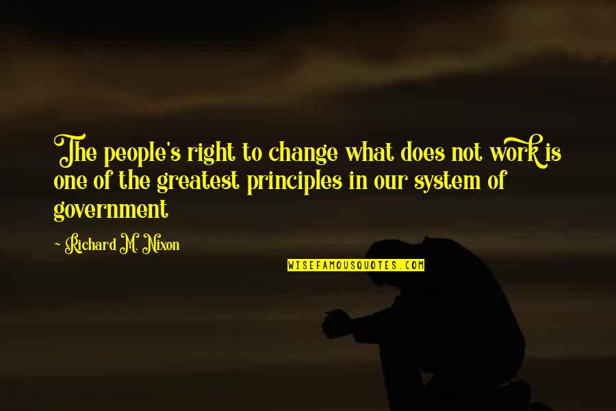 Sheftall And Associates Quotes By Richard M. Nixon: The people's right to change what does not
