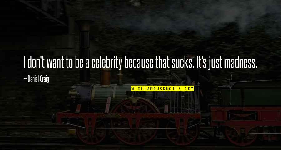 Sheikhupura Session Quotes By Daniel Craig: I don't want to be a celebrity because