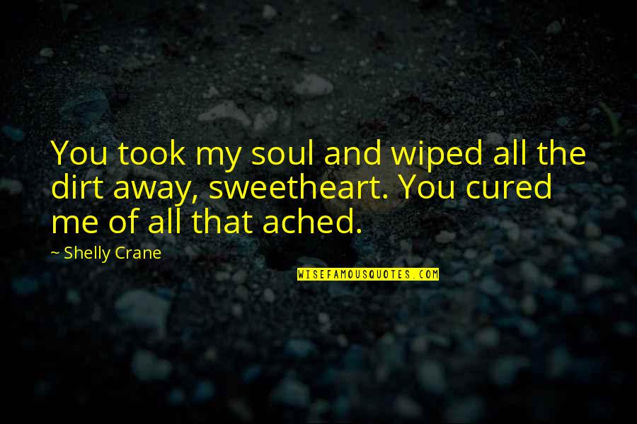 Shelly Crane Quotes By Shelly Crane: You took my soul and wiped all the Shelly Crane Quotes By Shelly Crane: You took my soul and wiped all the