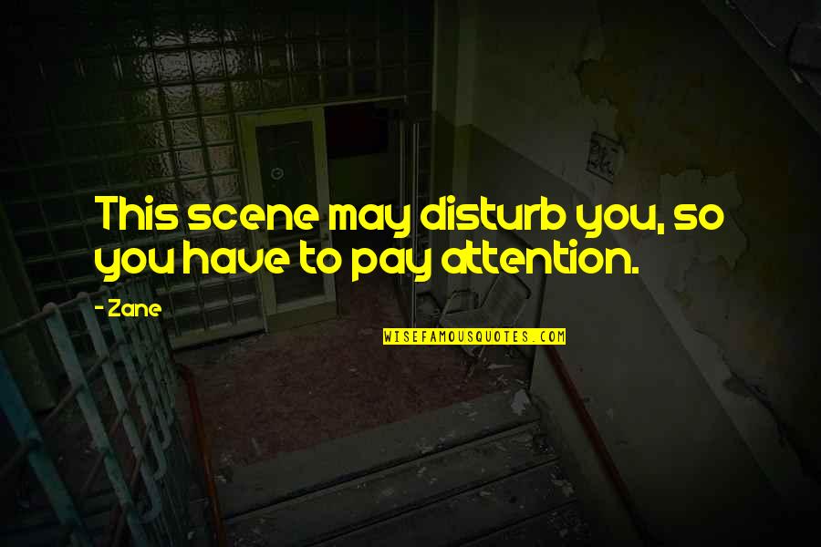 Shelomo Solson Quotes By Zane: This scene may disturb you, so you have
