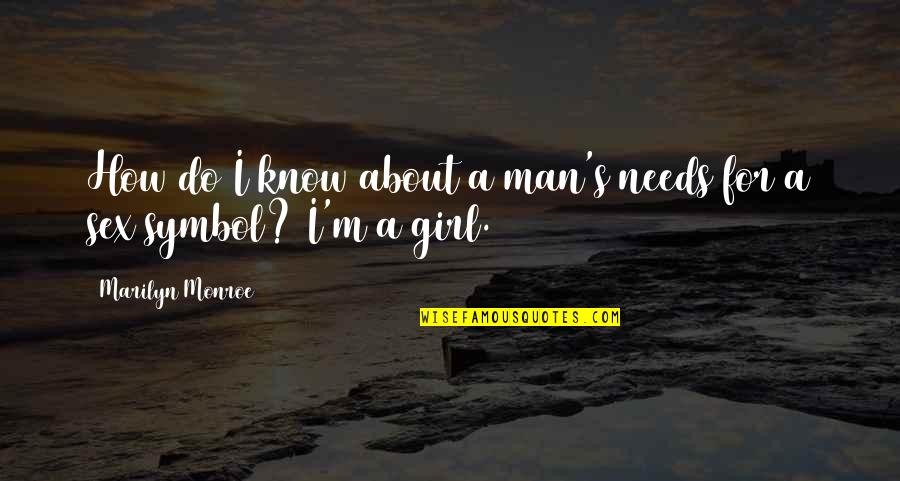 Shep's Quotes By Marilyn Monroe: How do I know about a man's needs Shep's Quotes By Marilyn Monroe: How do I know about a man's needs