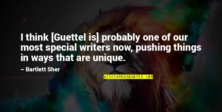 Sher Quotes By Bartlett Sher: I think [Guettel is] probably one of our
