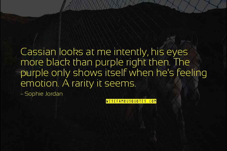 Sheri Dew Priesthood Quotes By Sophie Jordan: Cassian looks at me intently, his eyes more