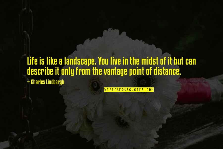 Shes A Handful Quote Quotes By Charles Lindbergh: Life is like a landscape. You live in Shes A Handful Quote Quotes By Charles Lindbergh: Life is like a landscape. You live in