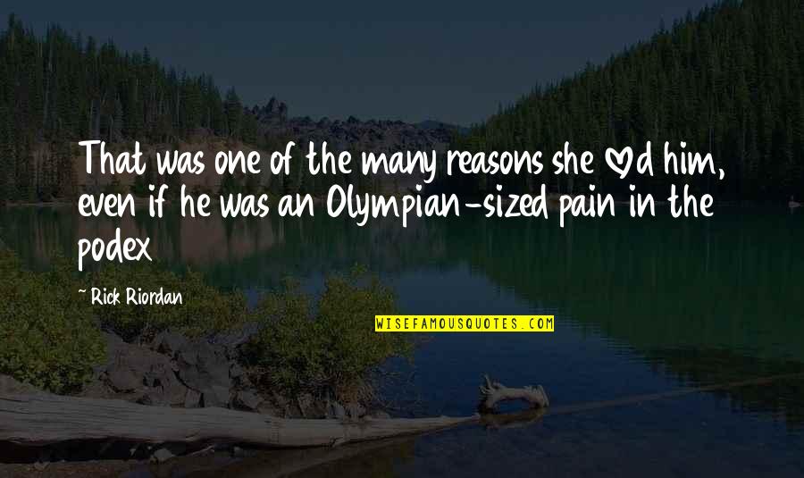 She's The One Love Quotes By Rick Riordan: That was one of the many reasons she