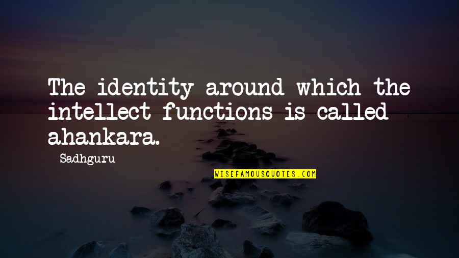 Shiawase Kissa Sanchoume Quotes By Sadhguru: The identity around which the intellect functions is