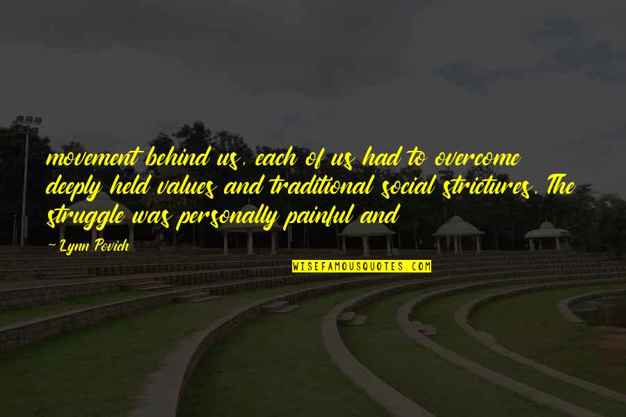 Shidenkai Quotes By Lynn Povich: movement behind us, each of us had to Shidenkai Quotes By Lynn Povich: movement behind us, each of us had to