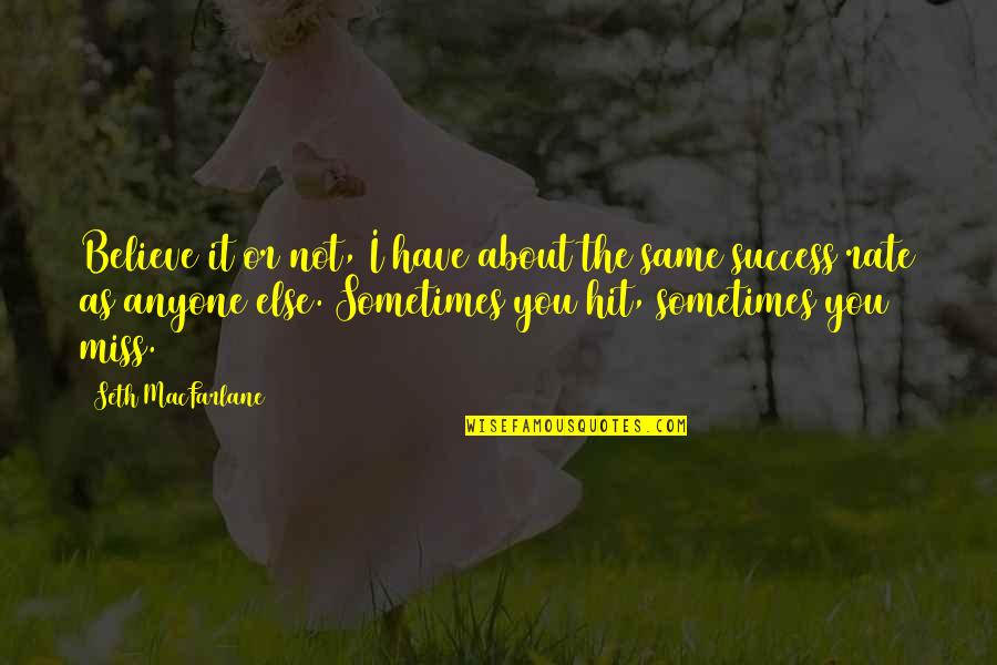 Shilajit Health Quotes By Seth MacFarlane: Believe it or not, I have about the Shilajit Health Quotes By Seth MacFarlane: Believe it or not, I have about the