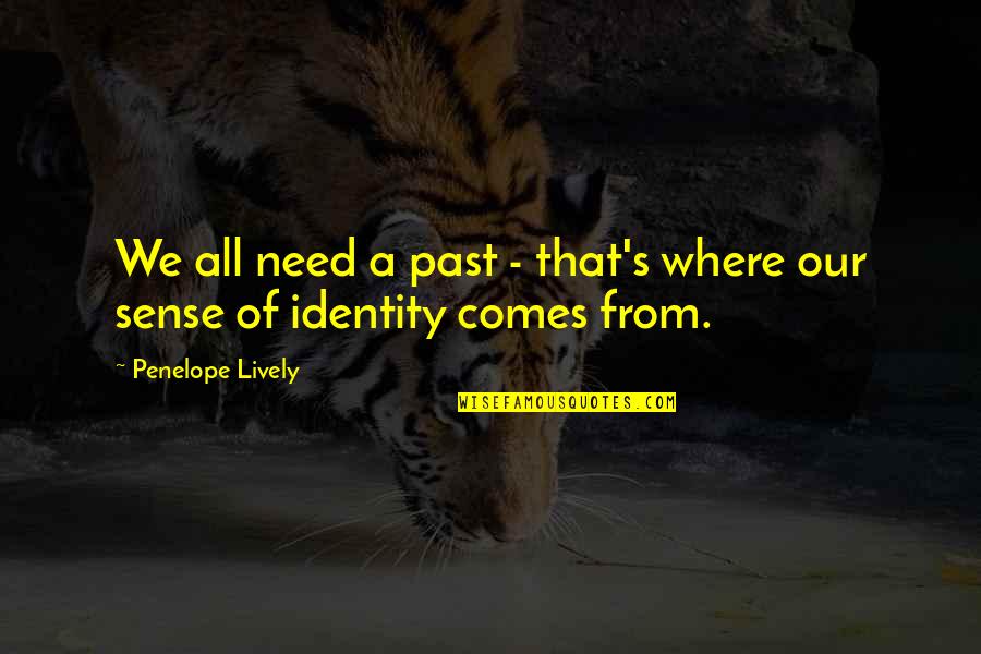 Shingo Shigeo Quotes By Penelope Lively: We all need a past - that's where Shingo Shigeo Quotes By Penelope Lively: We all need a past - that's where