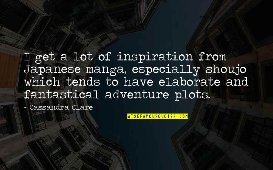 Shirlena Allen Quotes By Cassandra Clare: I get a lot of inspiration from Japanese Shirlena Allen Quotes By Cassandra Clare: I get a lot of inspiration from Japanese