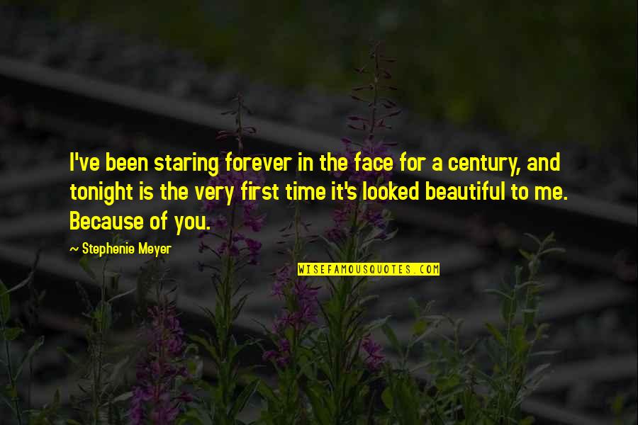 Shirley Valentine Play Quotes By Stephenie Meyer: I've been staring forever in the face for