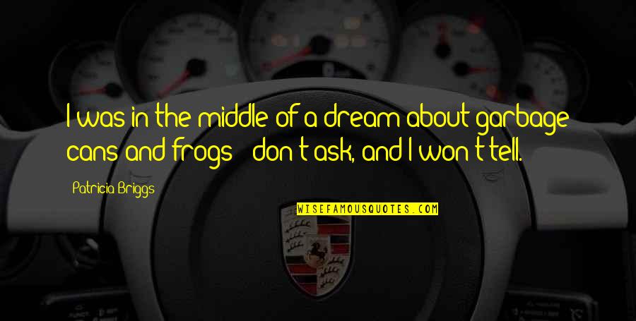Shiromi Pinto Quotes By Patricia Briggs: I was in the middle of a dream Shiromi Pinto Quotes By Patricia Briggs: I was in the middle of a dream
