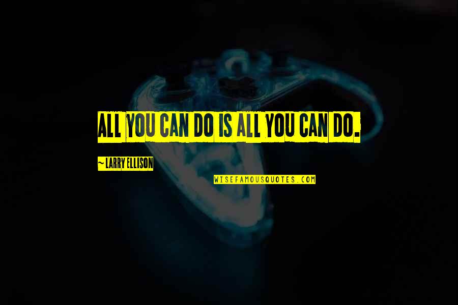 Shmoop Divergent Quotes By Larry Ellison: All you can do is all you can Shmoop Divergent Quotes By Larry Ellison: All you can do is all you can