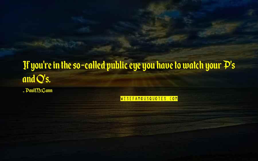 Shoegaze Aesthetic Quotes By Paul McGann: If you're in the so-called public eye you