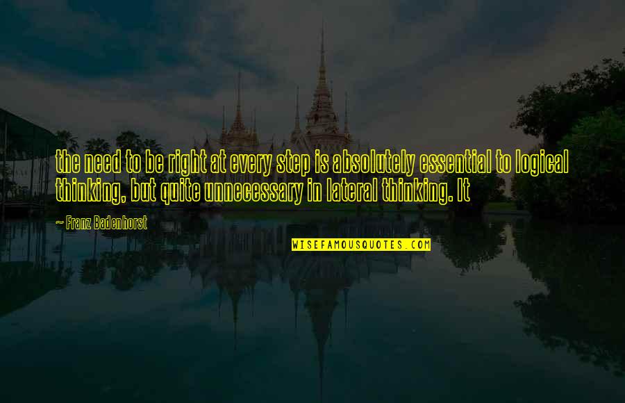 Shojaei Mehrdad Quotes By Franz Badenhorst: the need to be right at every step Shojaei Mehrdad Quotes By Franz Badenhorst: the need to be right at every step