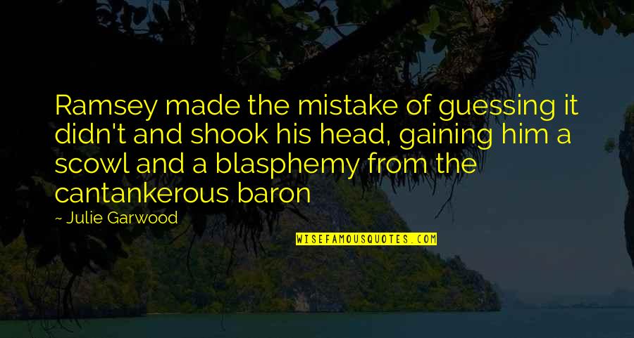 Shook Quotes By Julie Garwood: Ramsey made the mistake of guessing it didn't Shook Quotes By Julie Garwood: Ramsey made the mistake of guessing it didn't