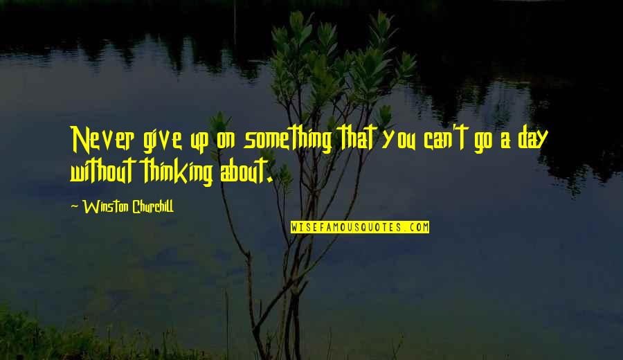Shopping Funny Quotes By Winston Churchill: Never give up on something that you can't Shopping Funny Quotes By Winston Churchill: Never give up on something that you can't