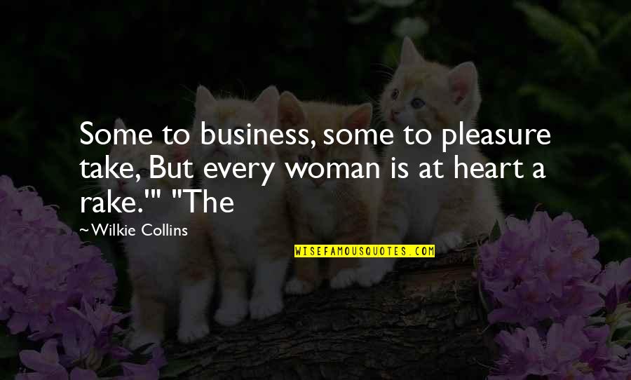 Short Baby Poems Quotes By Wilkie Collins: Some to business, some to pleasure take, But