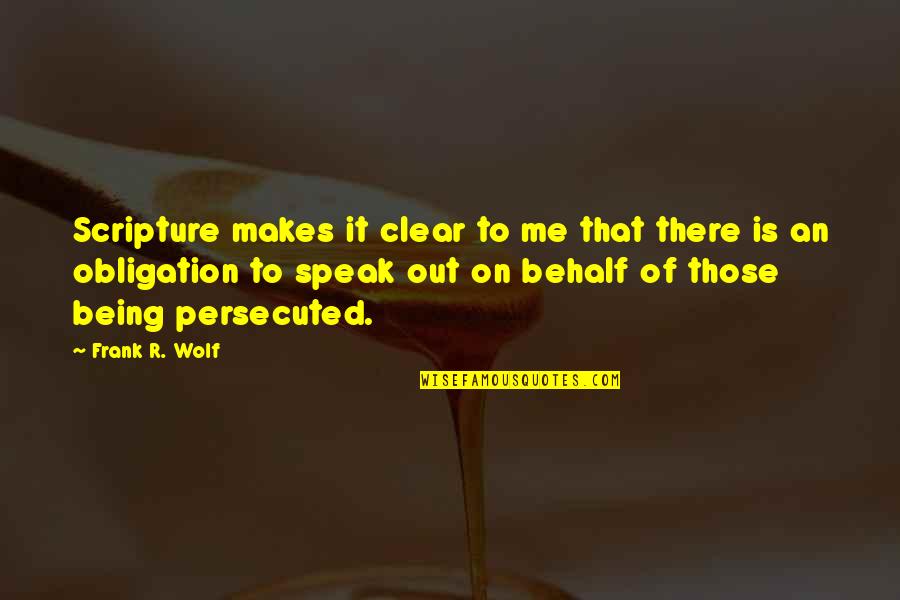 Short Culinary Quotes By Frank R. Wolf: Scripture makes it clear to me that there Short Culinary Quotes By Frank R. Wolf: Scripture makes it clear to me that there