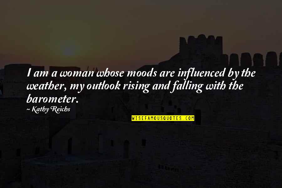 Short Little Boy Quotes By Kathy Reichs: I am a woman whose moods are influenced Short Little Boy Quotes By Kathy Reichs: I am a woman whose moods are influenced
