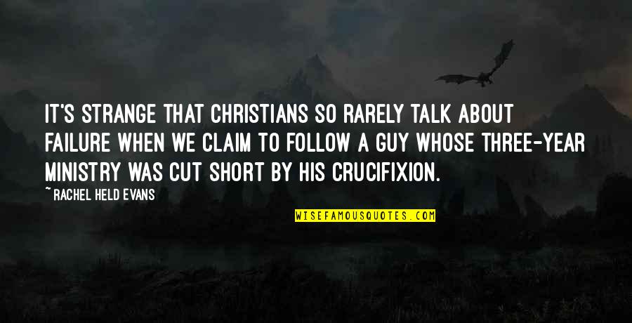 Short Talk Quotes By Rachel Held Evans: It's strange that Christians so rarely talk about Short Talk Quotes By Rachel Held Evans: It's strange that Christians so rarely talk about