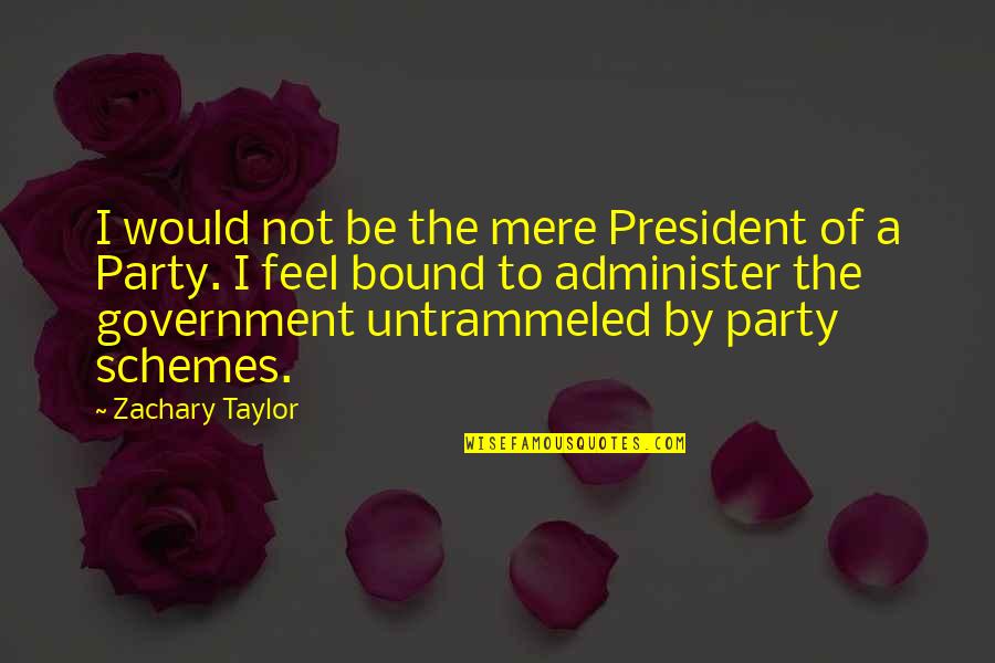 Short Visit Quotes By Zachary Taylor: I would not be the mere President of