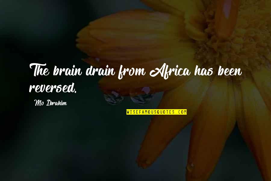 Shotgunned A Beer Quotes By Mo Ibrahim: The brain drain from Africa has been reversed. Shotgunned A Beer Quotes By Mo Ibrahim: The brain drain from Africa has been reversed.