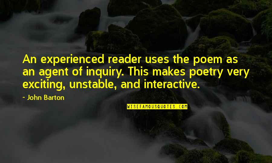 Shoushin03 Quotes By John Barton: An experienced reader uses the poem as an Shoushin03 Quotes By John Barton: An experienced reader uses the poem as an