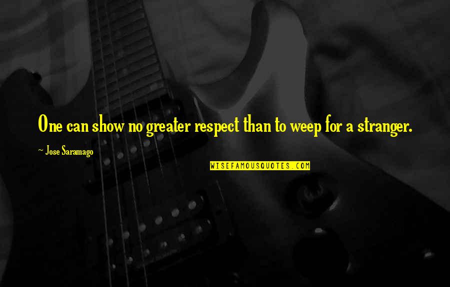 Show Respect Quotes By Jose Saramago: One can show no greater respect than to Show Respect Quotes By Jose Saramago: One can show no greater respect than to