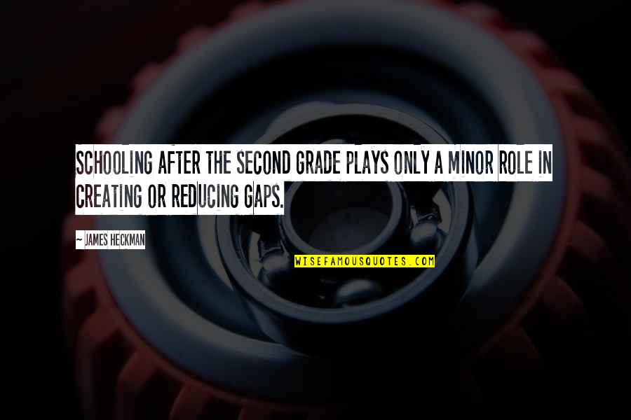 Show Tunes Radio Quotes By James Heckman: Schooling after the second grade plays only a