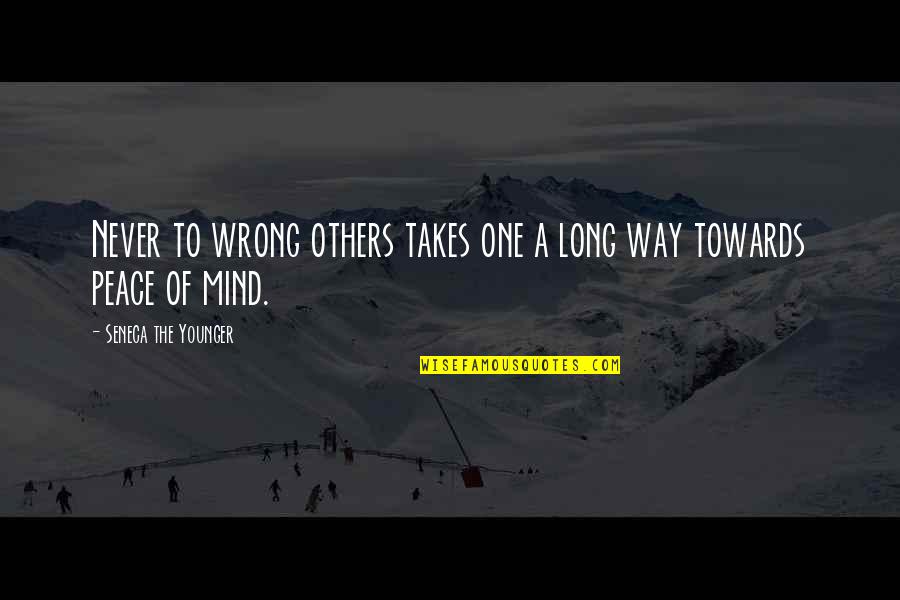 Showdowns Tropic Utah Quotes By Seneca The Younger: Never to wrong others takes one a long Showdowns Tropic Utah Quotes By Seneca The Younger: Never to wrong others takes one a long