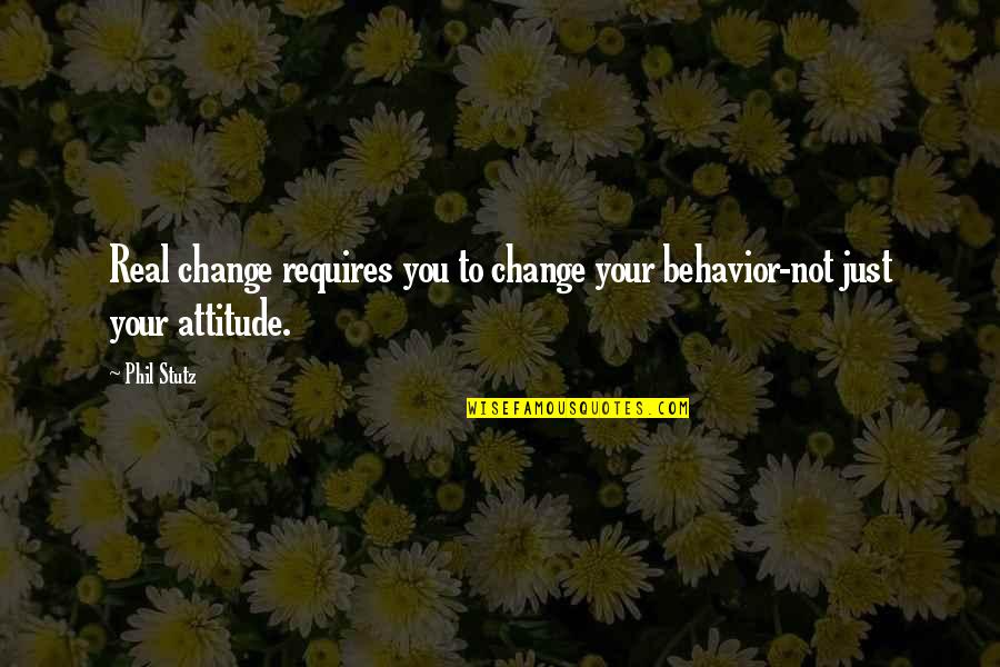 Shower Curtains With Quotes By Phil Stutz: Real change requires you to change your behavior-not