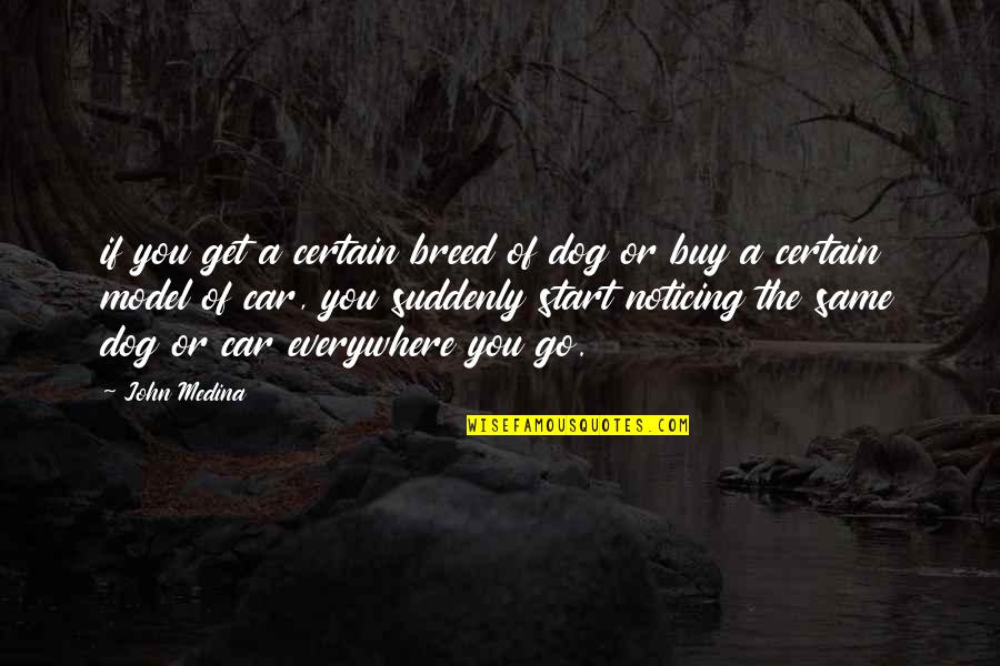 Shprehja Imitative Quotes By John Medina: if you get a certain breed of dog Shprehja Imitative Quotes By John Medina: if you get a certain breed of dog