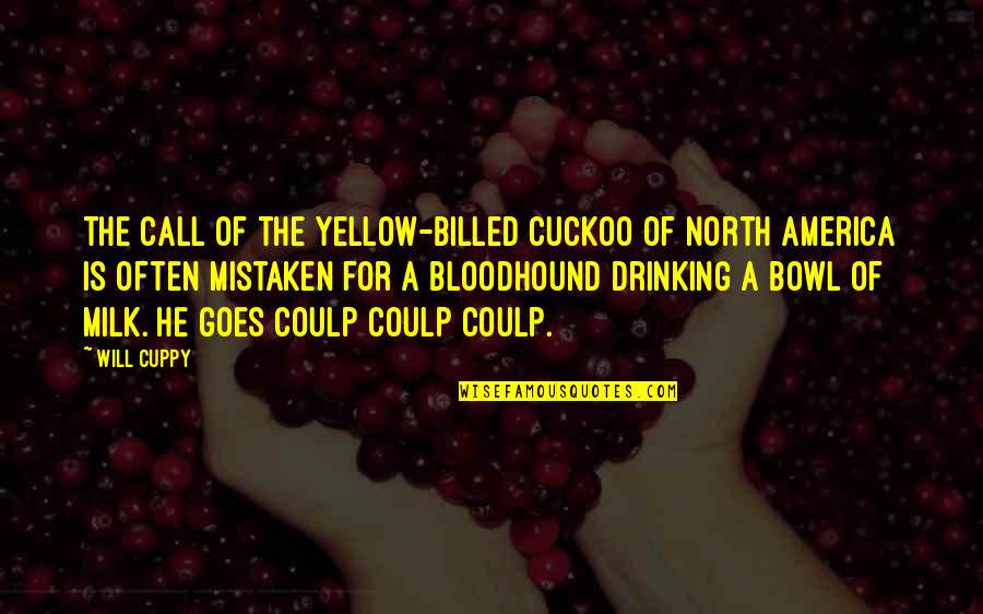 Shutting People Out Of Your Life Quotes By Will Cuppy: The call of the yellow-billed cuckoo of North
