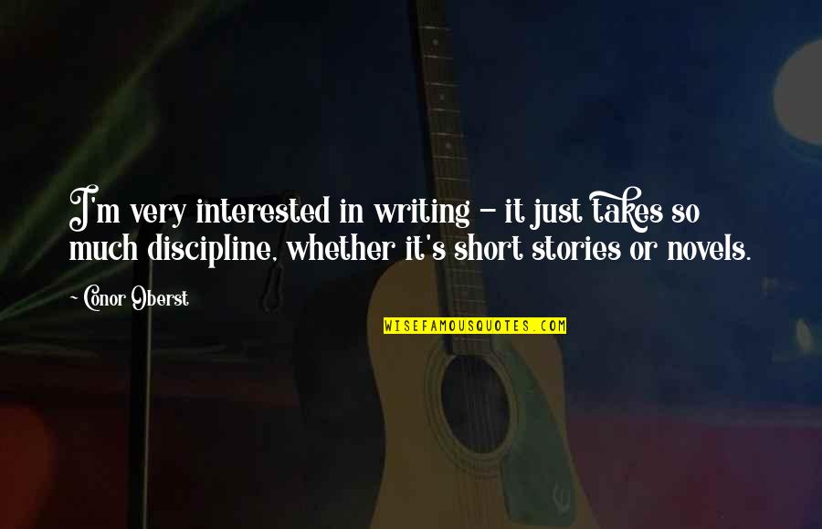 Shuttlecock Quotes By Conor Oberst: I'm very interested in writing - it just Shuttlecock Quotes By Conor Oberst: I'm very interested in writing - it just