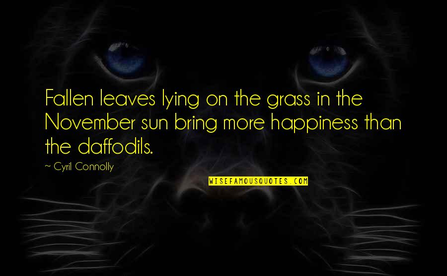 Sibisi Attorneys Quotes By Cyril Connolly: Fallen leaves lying on the grass in the Sibisi Attorneys Quotes By Cyril Connolly: Fallen leaves lying on the grass in the