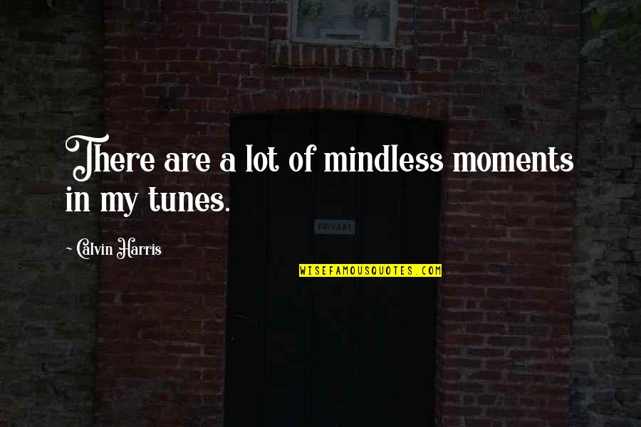 Sicilian Family Quotes By Calvin Harris: There are a lot of mindless moments in