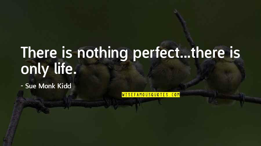 Sicotte Lawyer Quotes By Sue Monk Kidd: There is nothing perfect...there is only life.
