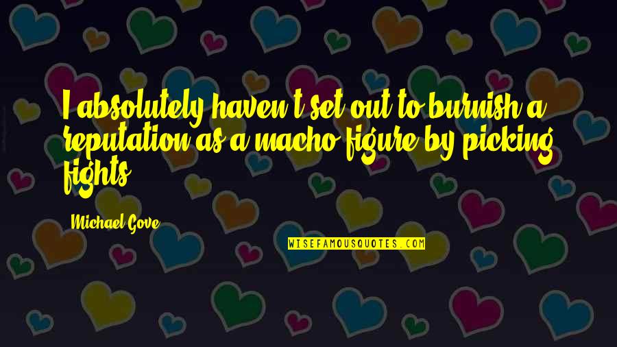 Sidney Sheldon The Stars Shine Down Quotes By Michael Gove: I absolutely haven't set out to burnish a