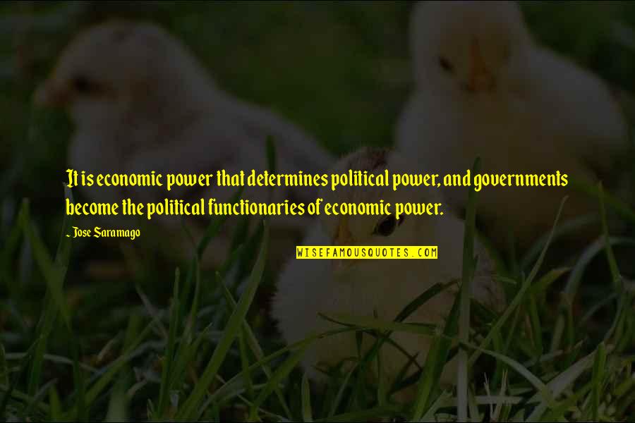 Sientense Quotes By Jose Saramago: It is economic power that determines political power, Sientense Quotes By Jose Saramago: It is economic power that determines political power,