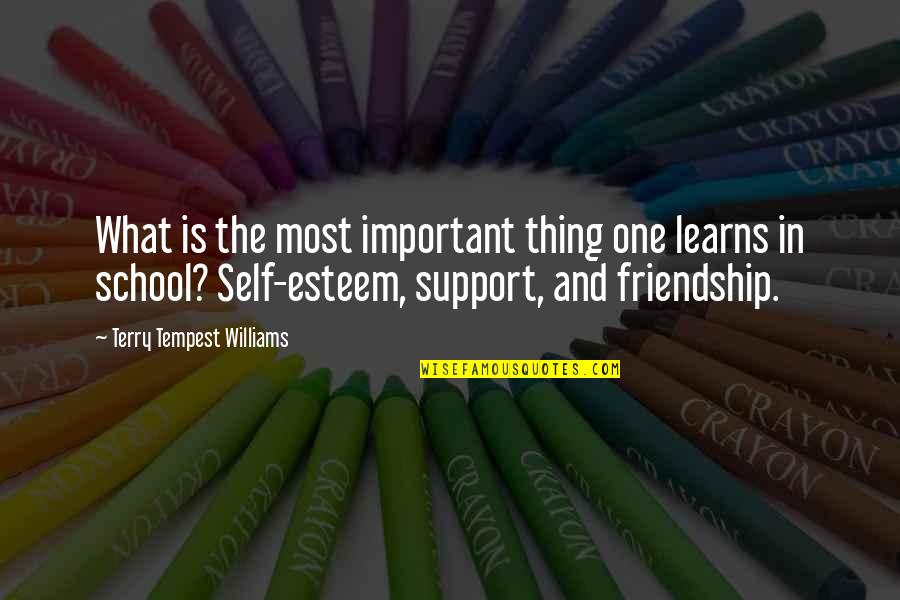 Sighlemt Quotes By Terry Tempest Williams: What is the most important thing one learns Sighlemt Quotes By Terry Tempest Williams: What is the most important thing one learns