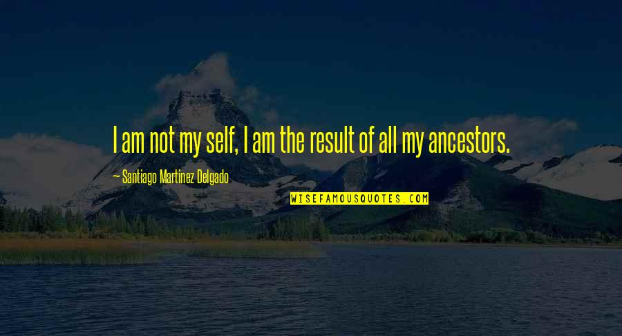 Siglinde Schwenzl Quotes By Santiago Martinez Delgado: I am not my self, I am the
