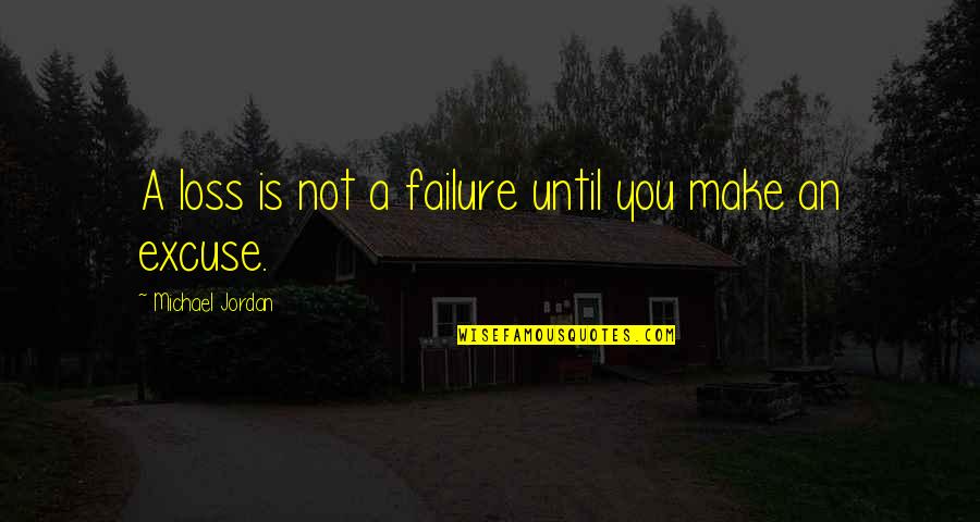 Signataire Des Quotes By Michael Jordan: A loss is not a failure until you Signataire Des Quotes By Michael Jordan: A loss is not a failure until you