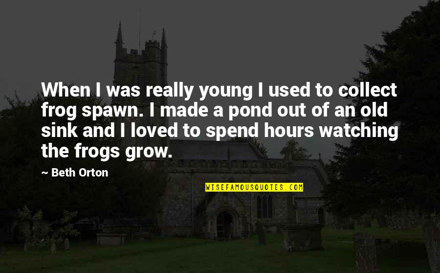 Sigurvin Bjarnason Quotes By Beth Orton: When I was really young I used to Sigurvin Bjarnason Quotes By Beth Orton: When I was really young I used to