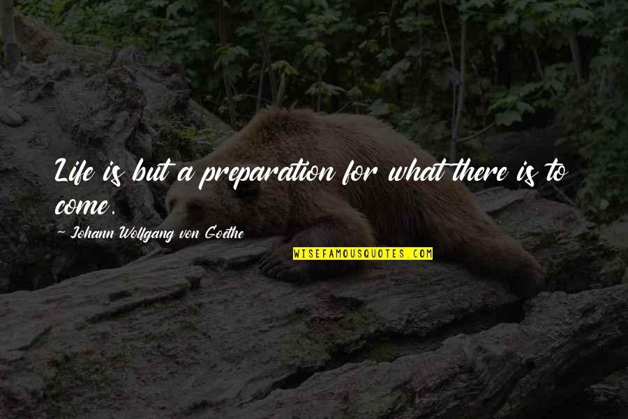 Siitonen Keih S Quotes By Johann Wolfgang Von Goethe: Life is but a preparation for what there Siitonen Keih S Quotes By Johann Wolfgang Von Goethe: Life is but a preparation for what there