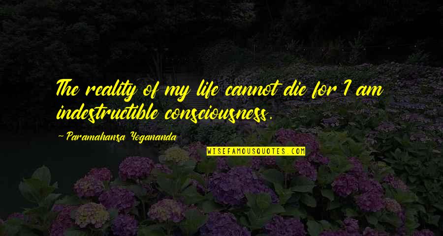 Sillies Quotes By Paramahansa Yogananda: The reality of my life cannot die for Sillies Quotes By Paramahansa Yogananda: The reality of my life cannot die for